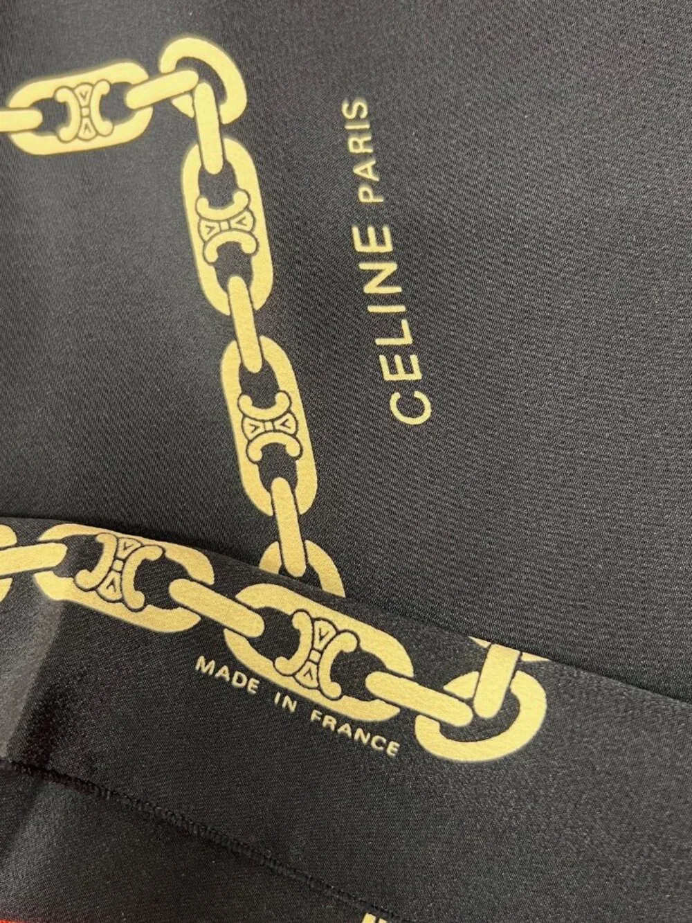 Unused -French Made  Celine silk scarf   46
